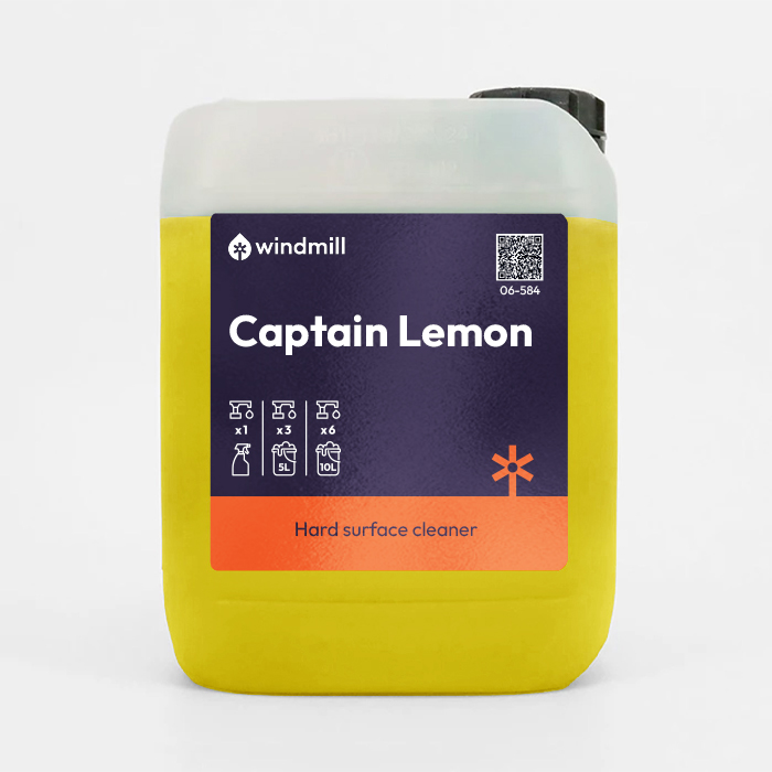 Windmill Captain Lemon - Hard Surface Cleaner - 5L